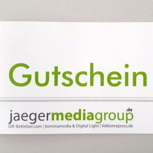 Gutschein per Post