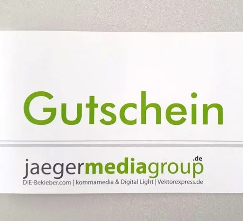 Gutschein per Post